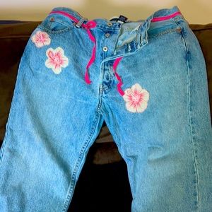 Womens Jean Capri